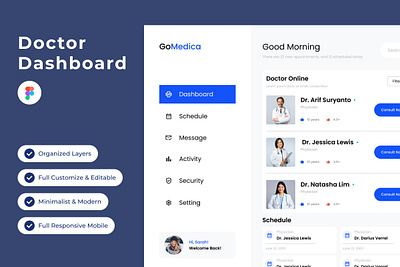 GoMedica - Doctor Dashboard V2 healthcare