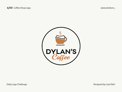 Coffee Shop logo "Dylan's Coffee" design graphic design illustration logo vector