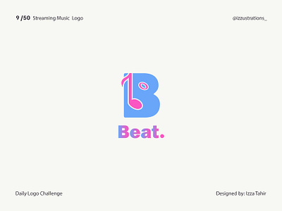 Streaming Music Logo "Beat" branding graphic design logo