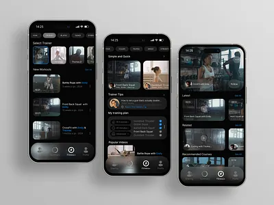 Sport Mobile App app design fitness sport sport app ui uiux ux
