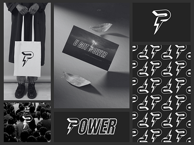 Power - Logo Branding 3d branding graphic design logo motion graphics ui