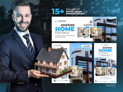 Conference Social media banner ads banner broker cover design facebook facebook cover home home sale house sale instagram instagram post post rant house real estate real estate agent sale social media story template