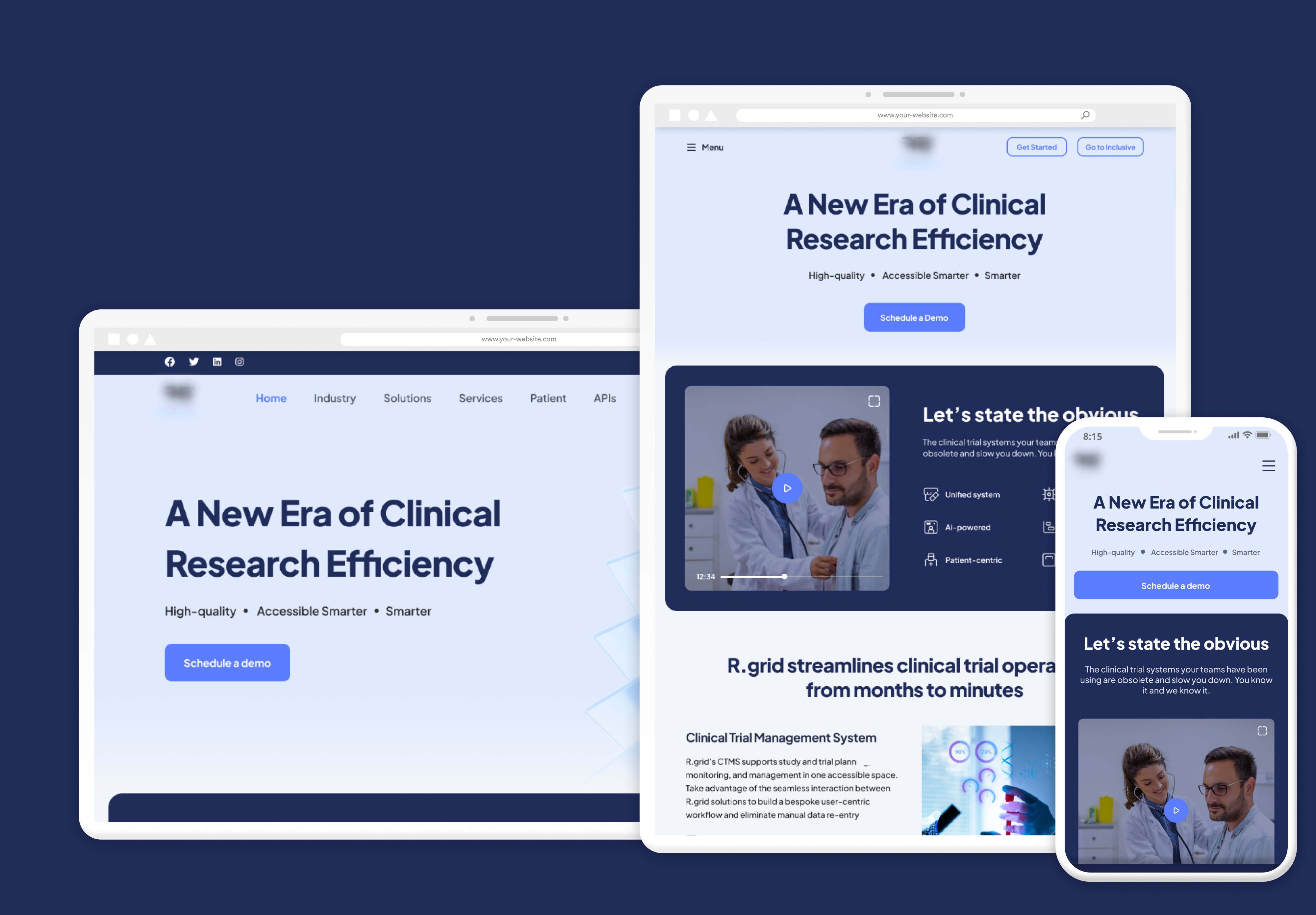 Healthcare Responsive Landing Page UI | Web | Tablet | Mobile figma figma freelance designer figma landing page design figma responsive design healthcare landing page landing page medical responsive landing page mobile responsive landing page responsive design