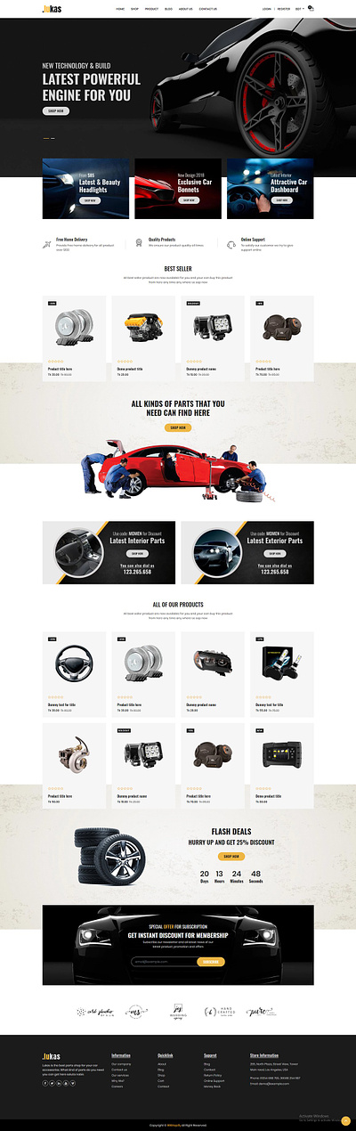 Car Parts Store Shopify Theme accessories auto parts automobiles bicycle parts bike parts car parts ecommerce template manufacturing parts shop parts store shopify theme responsive shopify sections shopify template shopify theme spare parts