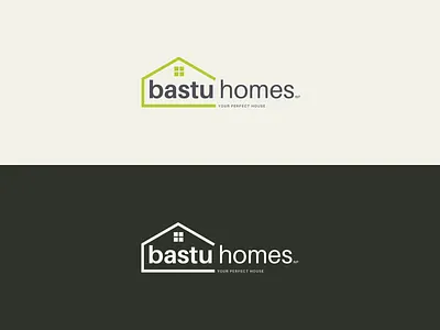 Bastu homes | Logo design branding combination mark logo construction logo house logo kishor kumar khadka line logo logo design logo designer in kathmandu logo designer in nepal minimal logo nepali designer vector logo wordmark logo