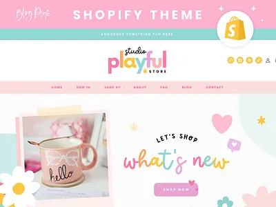 Rainbow Shopify Theme Template blog pixie ecommerce template ecommerce website online boutique online store positive branding positive energy positive website rainbow branding rainbow website shopify shopify customization shopify design shopify template shopify theme shopify theme store small business website design website template