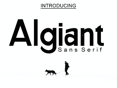 Algiant 3d animation branding design font graphic design handwritten fonts illustration logo motion graphics typeface typography ui