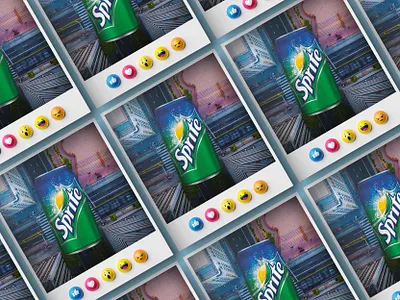 SPRITE CAN BOTTLE MANIPULATION ON CITY marketing banner