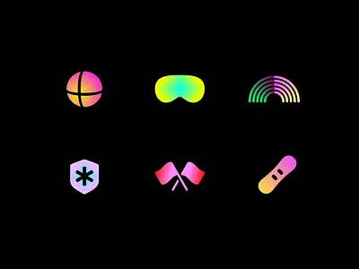 Gradient icons gradient icon