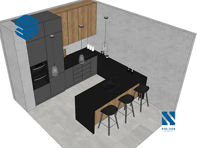 Kitchen | Sketchup Tutorial 3d kitchen sketchup tutorial