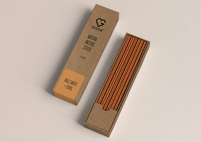 Box and label of incense sticks 🌱🔥 adobe adobeprogrammes branding design vector vectorart vectors work