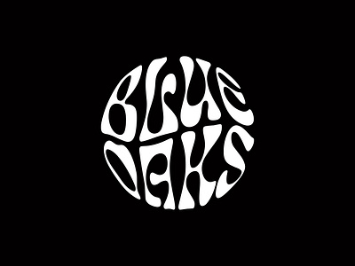 Blue Oaks branding graphic design identity logo rock band logo wordmark
