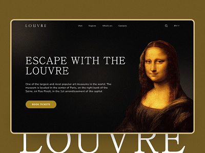 LOUVRE design concept [03] concept design design concept museum the louvre the museum ui ux web design