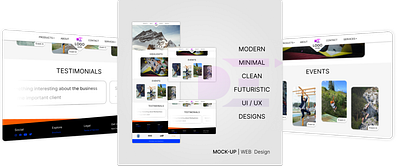 MOCKUP | WEB DESIGN branding design figma futuristic graphic design minimal minimalism mockup prototype ui uiux web web design website website design