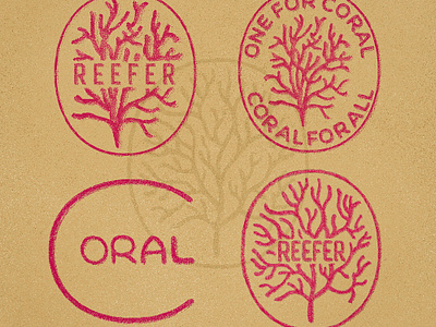 Coral Reef Logo Design by undaru on Dribbble