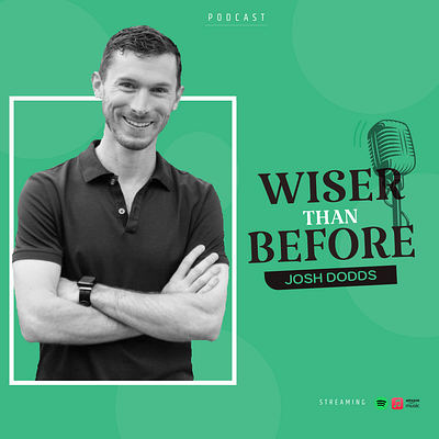 Podcast Cover Design - Wiser Than Before branding graphic design podcast cover
