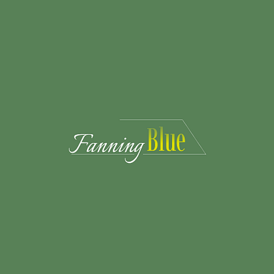 Brand Identity - Fanning Blue branding graphic design logo