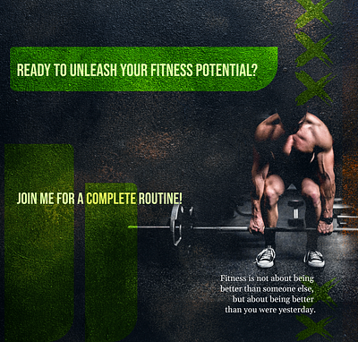 Fitness Workout Carousel branding carousel graphic design