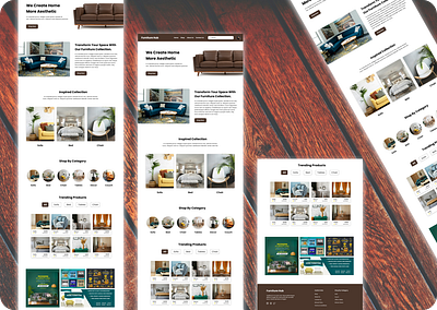 Furniture Website Design. design figma furniture furniture website design ui website