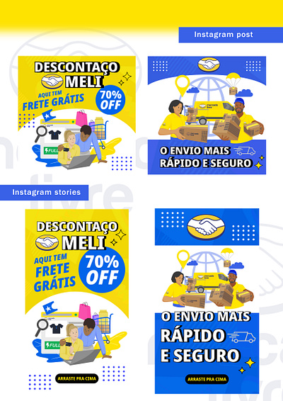 Social Media | Descontaço advertising branding digital art graphic design illustration vector web design