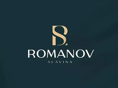 RS logo Romanov Slavina branding desain design logo merek vektor