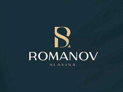 RS logo Romanov Slavina branding desain design logo merek vektor