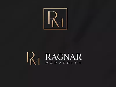 RM logo design branding desain design logo merek