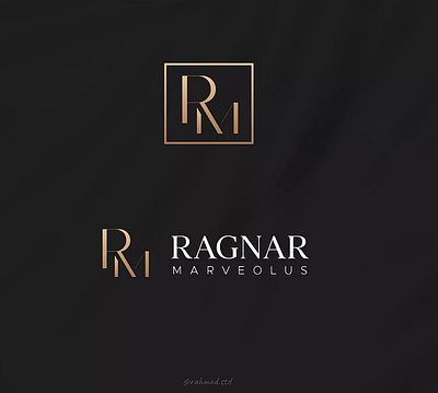RM logo design branding desain design logo merek