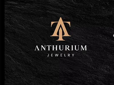 AT logo design branding desain design graphic design logo merek vektor