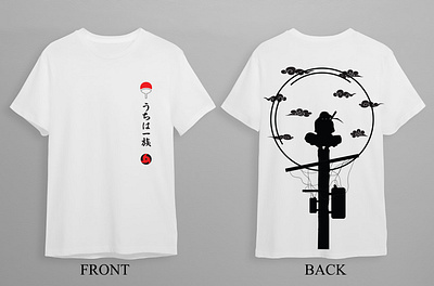 T-shirt design with frictional character branding graphic design