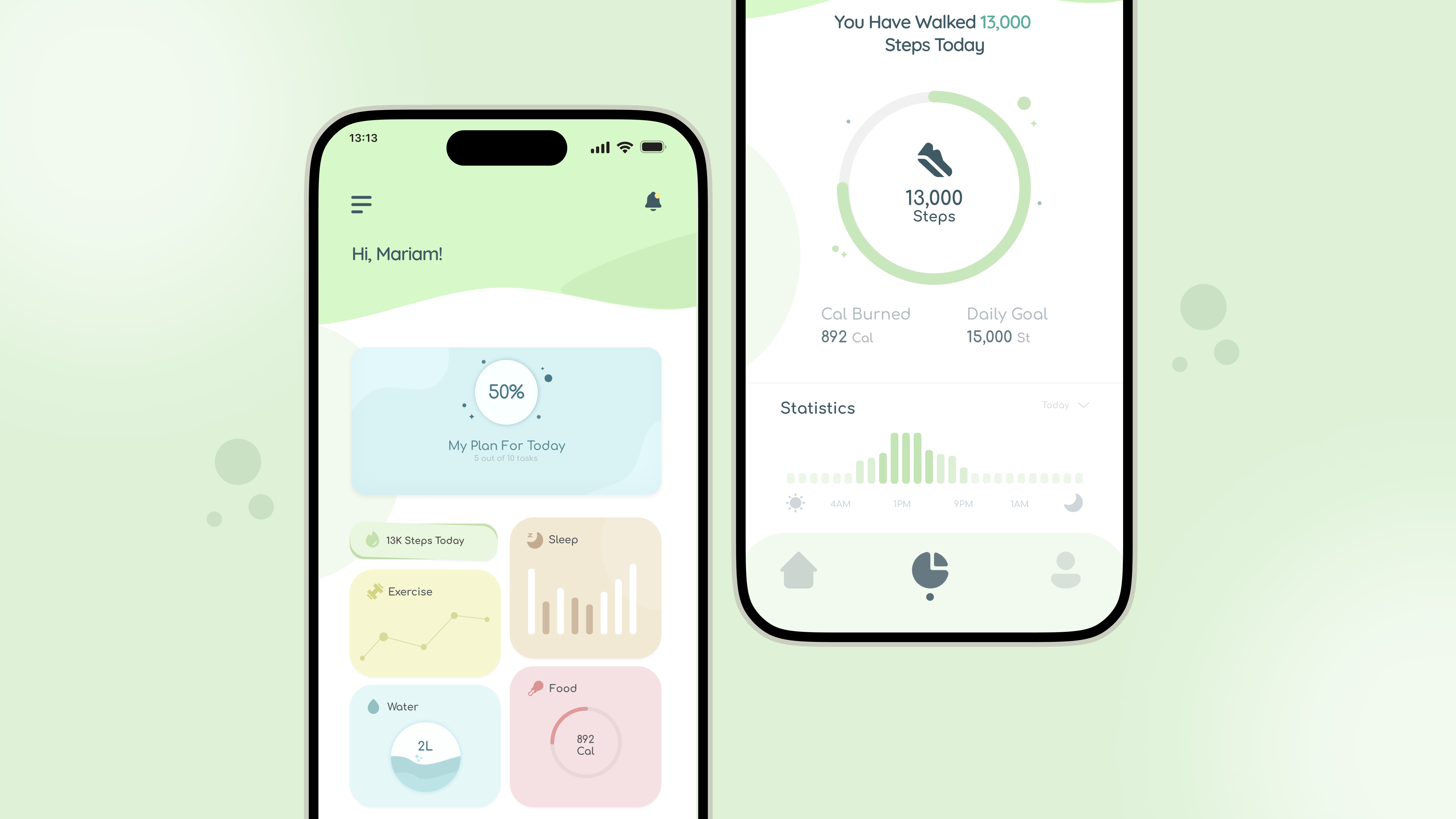 Fitness Tracker Mobile App Design dsign figa fintess fitness tracker homepage interface mobile app product design ui user interface ux