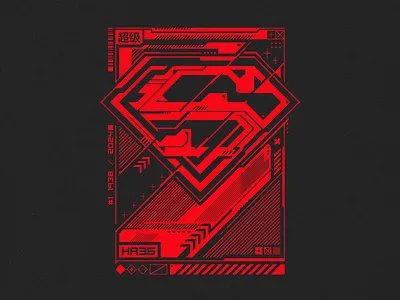 S 4 Hope cyberpunk hero illustration illustrator superman t shirt tech tee vector
