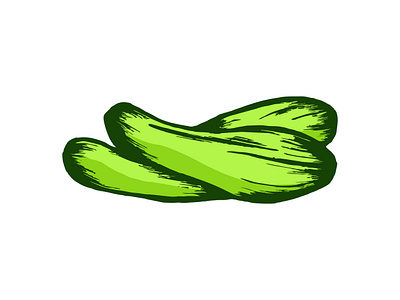 Cucumber Illustration cool crisp drawing fresh garden green harvest healthy hydrating illustration juicy organic refreshing refreshment salad sliced slices summer vector vegetable