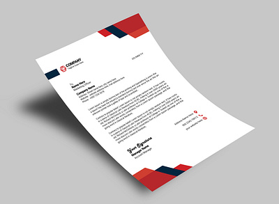 Letterhead Design Template branding creative creativedesign design designer graphic graphic design identity identity design illustration letterhead letterhead design letterhead template