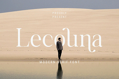 Lecouna - Modern Serif Font calligraphy display font font ligature luxury font modern font modern serif retro font serif typeface typography