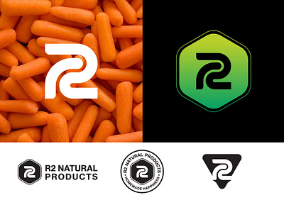 R2 Natural Logo Branding branding design graphic design icon identity illustration logo nature nature product product r2 symbol