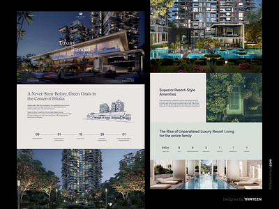 Ananta Terraces - Luxury Condominium Website condominium website real estate website ui design web design