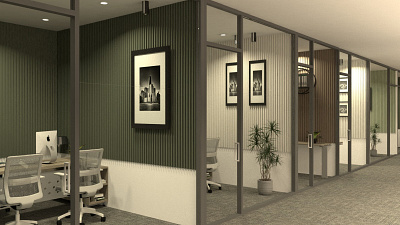 Interior Design for Office Space 3d graphic design