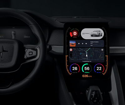 Polestar HMI inpired by Apple watch applewatch automotive design graphic graphic design hmi smartwatch ui uxui watch