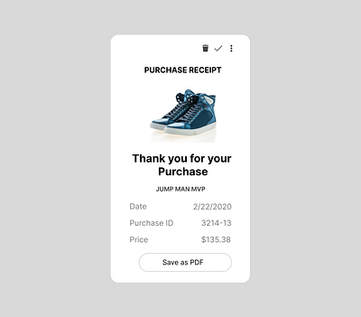 Purchase Receipt dailyuichallenge design figma ui uiux