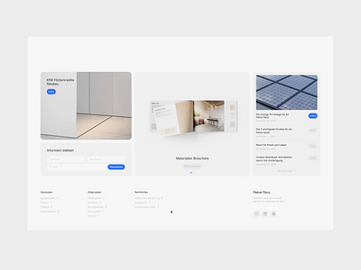 Heise Haus | Footer footer interaction interaction design ui web design