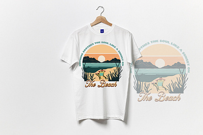 Beach T-shirt design | Summer T-shirt beach branding design designer graphic design illustration logo design summer t shirt t shirt t shirt design ui
