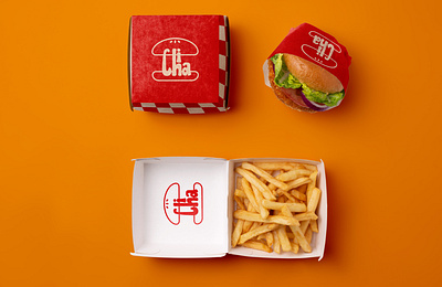 Full branding for a Food project (Chia) branding business card fast food food full branding hamburger illustration
