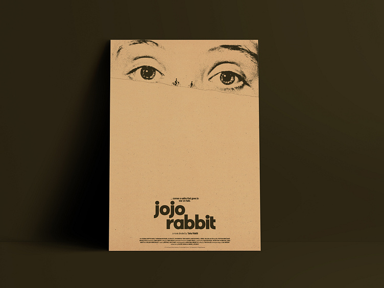 Movie Poster Design l Jojo Rabbit by Antoine Vaillant on Dribbble