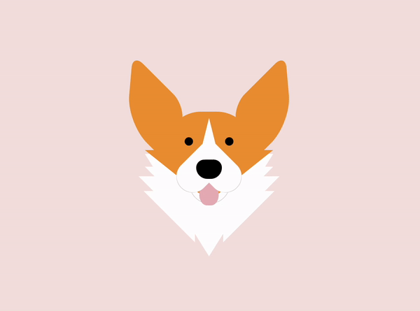 CSS Corgi animation css illustration