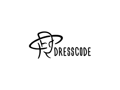 Dresscode atelier fashion hut logo logotype minimalism woman