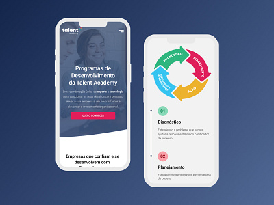 UI Design Landing Page - Talent Academy design landing page ui website