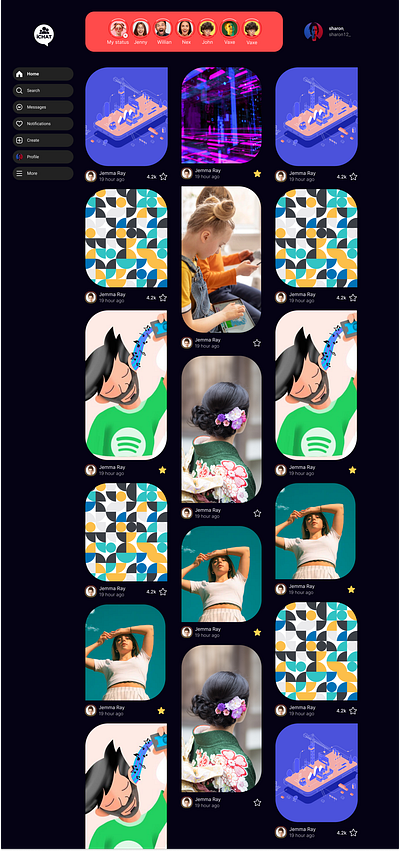 iChat - a social media platform animation branding graphic design logo ui