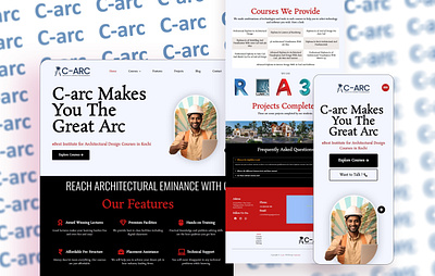 Architecture Institute Web design architecture architecture website institution institution website ui ui design web design website