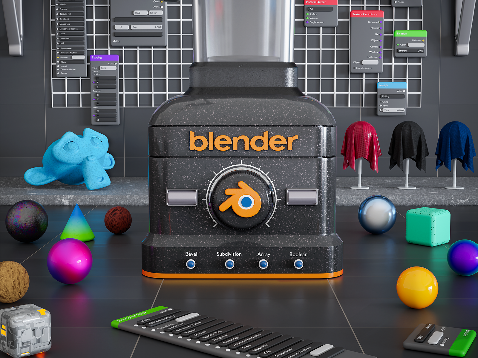 Blender 3d 3d design 3dillustration abstract animation blender cinema4d creative cycles design graphic design idea illustration isometric lowpoly minimal poster social media ui vector